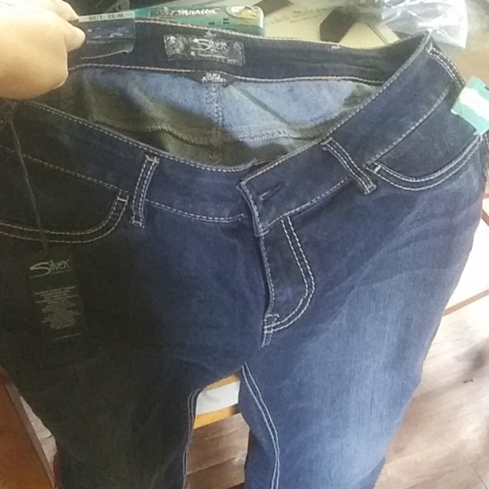 Silver jeggings